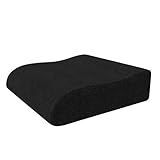 bonmedico Sitzkissen orthopädisch - Ergonomisches Memory Foam Kissen für Bürostuhl, Auto, Rollstuhlkissen oder Sitzerhöhung für Erwachsene - Wellness Schwarz