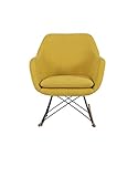 TENZO Sessel Emma aus Stoff, Sessel, Mustard Gelb, H:81 x B:64 x T:78 SH:45 cm, 9003360279