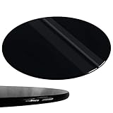 Rapid Teck® Glasplatte Rund Durchm. 900 mm Schwarz Glastisch Tischplatte aus gehärtetem Glas Tisch Glasscheibe 8mm Dick