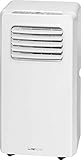 Clatronic Klimaanlage CL 3671 mobiles Klimagerät mit Abluftschlauch, 3 in 1 Klimaanlage mit LED-Display, Fernbedienung, 24 Stunden-Timer, verstellbare Luft-Klappen, 7000 BTU (2,05 kW), weiß