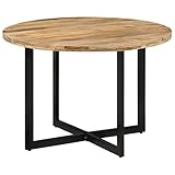 Susany Esstisch Esszimmertisch Küchentisch Holztisch Kaffeetisch Beistelltisch Schreibtisch Computertisch Massivholztisch Speisentisch Tisch für Küche Esszimmer,110x75 cm Massivholz Mango