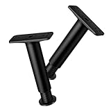 Veemoon 2 Stück Bettstützrahmen Holzmöbelfüße Verstellbarer Tisch Verstellbarer Ständer Sofa-Stützbein Bettgestell Stützbeine Bettrahmen Verstellbares Bett Ersatzbeine