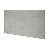 MOLLIS Polsterplatte, Rechteckiges und Dekoratives Wandpaneel, Geeignet als Bettkopfteil oder Aufprallschutz, Reduziert Schall und Verbessert Akustik, aus Schaumstoff, 60 x 30 cm, Silber