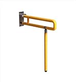 FHISD Duschsicherheits-Haltegriff für Badewanne, Haltegriffe, Barrierefrei klappbare, verdickte Version von rutschfesten Handläufen, behindertengerechtes Badezimmer-WC ältere Schwangere Frauen,Wei