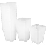 Yardwe 20 Stück Kleine Gartentöpfe Aus Kunststoff Für Pflanzen Im Freien Kunststoffbehälter Kunststoff-Blumentöpfe Für Den Außenbereich Pflanzgefäße Für Pflanzen Im Freien