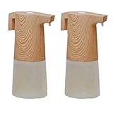 Stilvoller seifenspender Automatischer Seifenspender Berührungslose Seifenpumpe Wiederaufladbare einzelne Wandhalterung Transparenter Tank Lotionsspender 11,2 oz Badaccessoires