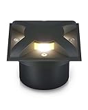 lambado® Bodenstrahler außen - Befahrbar & Wasserfest mit IP67 Schutzklasse - Bodeneinbaustrahler aussen mit indirektem & blendfreiem Lichtaustritt