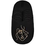 ONVAYA® ABS Gästepantoffel | Abstraktes Gesicht | 6er Set | Antirutsch Sohle | Hausschuhe | Filzpantoffel | Gr. 36-45 Gästehausschuhe