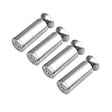 DOITOOL 4 Stück Robuste Verstellbare Möbelfüße Für Stühle Verstellbare Beine Mutternbein Nivellierbeine Für Möbel Handwerk Schrank Silberfarben Schubladenstützbein Ausleger