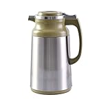 OQHAIR Thermoskanne, Kaffee- und Teekocher, doppelwandige Isolierung, Wasserkocher aus Edelstahl 304, tragbarer Vakuumtopf, 1,3 l/1,6 l/1,9 l (Größe: 1,6 l) (1,3 l)