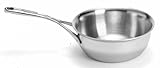 demeyere Atlantis KONISCHE SAUTEUSE OHNE Deckel mit 20cm Durchmesser, 2l, Volumen und 7,5 cm h.