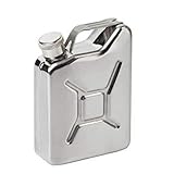 Flachmann,Edelstahl Flachmann Bpa frei Mini 5 Unzen Kreative Liquor Whisky FLAGON portable 304 Edelstahl Alkohol Wodka Ölfass Flachmann