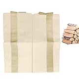 Große Brennholztasche | Große Brennholztragetasche - Robuste, leichte und strapazierfähige Holztragetasche für Zweige, Holzaufbewahrung, Holzscheite, Camping