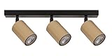 Licht-Erlebnisse Deckenspot Küche KINBAR 2-flammig Schwarz schwenkbar L:25cm GU10 Zeitlose Deckenleuchte Esszimmer Flur