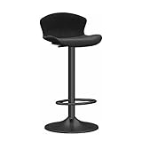 Bar Stools Set/Bar Stools for Kitchen Island, Velvet 360° Swivel Bar Stools with Backrest and Footrest, Height Adjustable Bar Chairs, Easy to Assembly