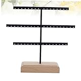 Alipis 52 Creolen-Ohrring-Display Schmuckturm Armbandhalter Regalhalterungen Desktop-Monitor Desktop-Ständer Schlüsselanhänger-Display-Ständer Schmuck-Organizer Ohrring-Ständer