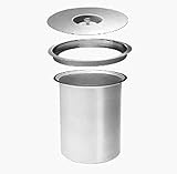 Wesco Ergomaster 5 L Aluminium Einbau in Arbeitsplatte Bio Mülleimer * 514663