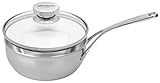 demeyere konische Sauteuse 18 cm mit Glasdeckel