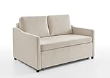 Atlantic Home Collection Schlafsofa Anella, Creme, Breite X Tiefe X Höhe: 93 x 134 x 85 cm