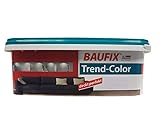 Baufix Wandfarbe Trend-Color Farbwahl Seidenmatt 2,5 L, Farbe:karminrot