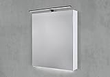 Intarbad ~ Spiegelschrank 60 cm mit Multi LED Aufsatzleuchte Shorewood IB2031