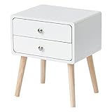 GRFIT Nachttisch Nachttisch mit Zwei Schubladen Praktische Schönheit Schlafzimmermöbel Rettungsraum Nachttische Nachttisch Nachttisch Nachtschrank Nachtkommode (Color : B, Size : 42x32x50cm)