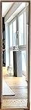 your-homestyle Wandspiegel 50 x 150 cm Eiche foliert Holzrahmen braun rechteckig Rahmenspiegel Eiche, braun