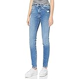 Mavi Damen Scarlett Jeans, mid Brushed All Blue, 26W / 31L