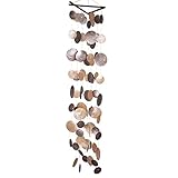 Capiz Girlande Windspiel Pepa L100cm Perlmutt + Holz
