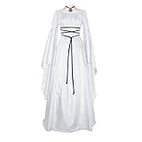 Walaka luggage Spitze Stickerei Retro Kostüm Kleid Damen Elegant Vintage Damen Robe Gothic Kleid Damen Rokokokleid Ballkleid Damen Mode Frauen Vintage Gothic Court Damen Lang - Gestreifte T Shirt Kl