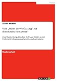 Vom „Hüter der Verfassung“ zur demokratischen Armee?: Zum Wandel der politischen Rolle des Militärs in der Türkei seit Erlangung des Beitrittskandidatenstatus