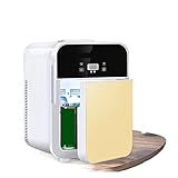 OPSREY 20L Auto-Haushaltskühlschrank Kleiner Kühlschrank Außenwärmeisolierungskühlung (Color : Black gold-02, Size : 20L)