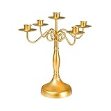 kerzenständer Kerzen Mehrköpfiger dekorativer Kerzenständer, antiker Kerzenhalter, romantische Candlelight-Dinner-Requisiten Kerzen Halter
