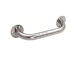 tecuro 1000-95001- Massiver Haltegriff -verschiedene Längen- TÜV-geprüft bis 120 kg - Behindertengerecht - Edelstahl poliert - für Bad und WC Länge 320 mm