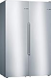 Bosch KAN95AIEP Europäischer Side-by-Side Kühlschrank, 186 x 120 cm, 346L Kühlen + 242L Gefrieren, VitaFresh plus 2x längere Frische, NoFrost nie wieder abtauen, EasyLift flexible Glasplatten