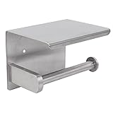 Hnsedjdh Selbstklebende oder Wandbohrende Toilettenpapierhalter Tissue Holders Papierlagerung mit -Lagerregal