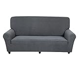 Stretch-Sofabezug, Sofa Überwürfe Elastische Antirutsch Atmungsaktive Jacquard Spandex, Kratzfeste Sofahusse für Katzen und Hunde (3-sitzer(195cm-230cm))