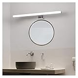 Wandleuchte Badezimmerspiegel-Frontleuchte, Badezimmerspiegelleuchten LED, Spiegelschrankleuchten mit Acryl-Lampenschirm, 4000K Neutralweiß, Aluminium-Spiegelleuchte für Hotelrestaurant, 40 cm, 8 W