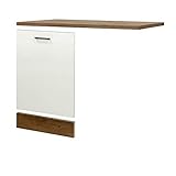 MMR Möbelumbau-Set Küche Glasgow - für vollintegrierten Geschirrspüler - Creme Matt