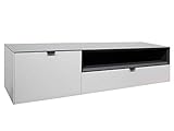 möbelando TV-Lowboard Fernsehtisch HiFi Element Rack Sideboard Schrank Shayla I