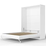 SMARTBett Schrankbett Standard Weiss 160 Vertikal Standard