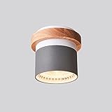 Jadssox Deckenstrahler aus nordischem Holz, Monopoint-Aufputz-Spotbeleuchtung für den Innenbereich, verstellbare Galerie-Bilderleuchten und Mini-Akzentstrahler, Schlafzimmer Wandschwenkspots Lampe