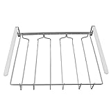 Jeanoko Weinglasregal unter dem Schrank, stanzfreies Weinglasregal, kompakt und elegant, platzsparend, hoch belastbar für die Aufbewahrung