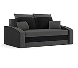 Sofini Sofa Hewlet mit Schlaffunktion! Best Sofa! 2- Sitzer Sofa! (Haiti 14+ Haiti 17)