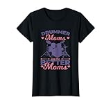 Damen Drummer Mama Drummerin Schlagzeugerin Mutter Muttertag T-Shirt