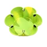 Clicitina Silikonsukkulente kreative Pflanzen von Topf-Faltblumen DIY-Minikopf Patio & Garden Pflanzenschale Groß Keramik (Green, One Size)