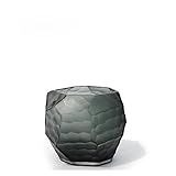 Vasen Nordic Handschleifen Geschnitzte Glasvase Farbige Geometrische Blumentopf Hydroponische Systeme Hochzeit Dekorative Heimdekoration vasen Glas (Size : M)