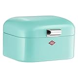 WESCO 235 001 Mini Grandy Brotkasten 17 x 18 x 12cm (L/B/H) Mint, Edelstahl