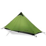 YUXINYAN Lagerzelt Winterfest Eine Person Outdoor Ultralight Camping Zelt 3 Saison Professionelles 15d Silnylon Rodless Zelt Campingzelt