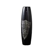 Vasen Große große dekorative Bodenvasen schwarz Ikebana dekorative Vasen Keramik Design Dekoration Chambre Dekoration Zuhause Vase (Color : Style 1)
